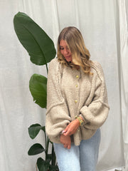 Strickcardigan Dalia - Oversize Toffee
