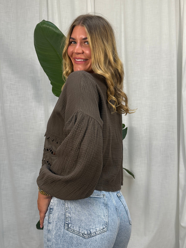 Musselin Bluse Boho – Hot Chocolate