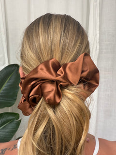 Hair Scrunchie - XL Braun