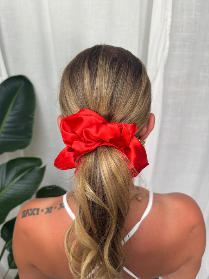 Hair Scrunchie - XL Rot