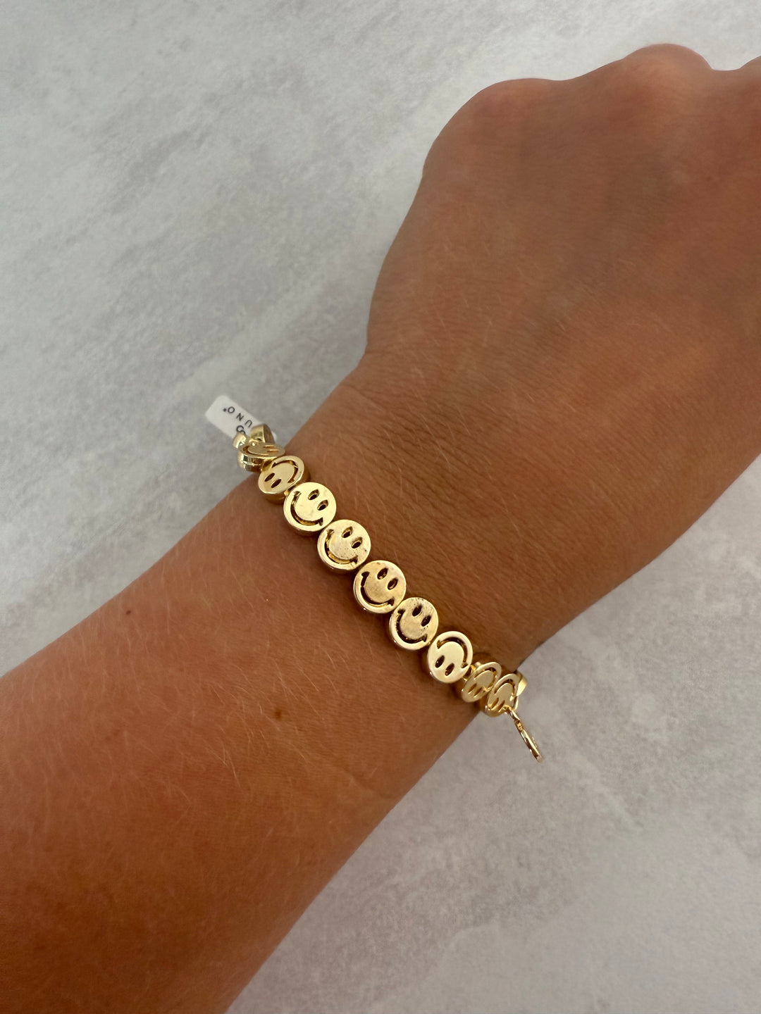 Armband Smiley - Goldglow