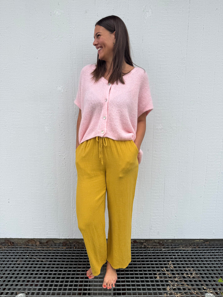 Musselin Hose Eleni – Bernstein