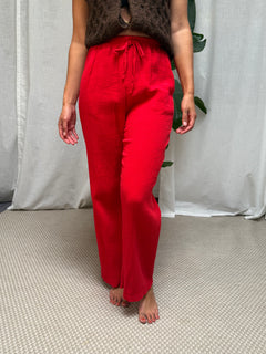 Musselin Hose – Rot