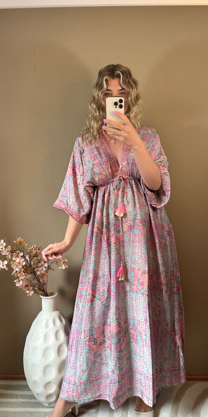 Maxi Kleid Ibiza - Rosa