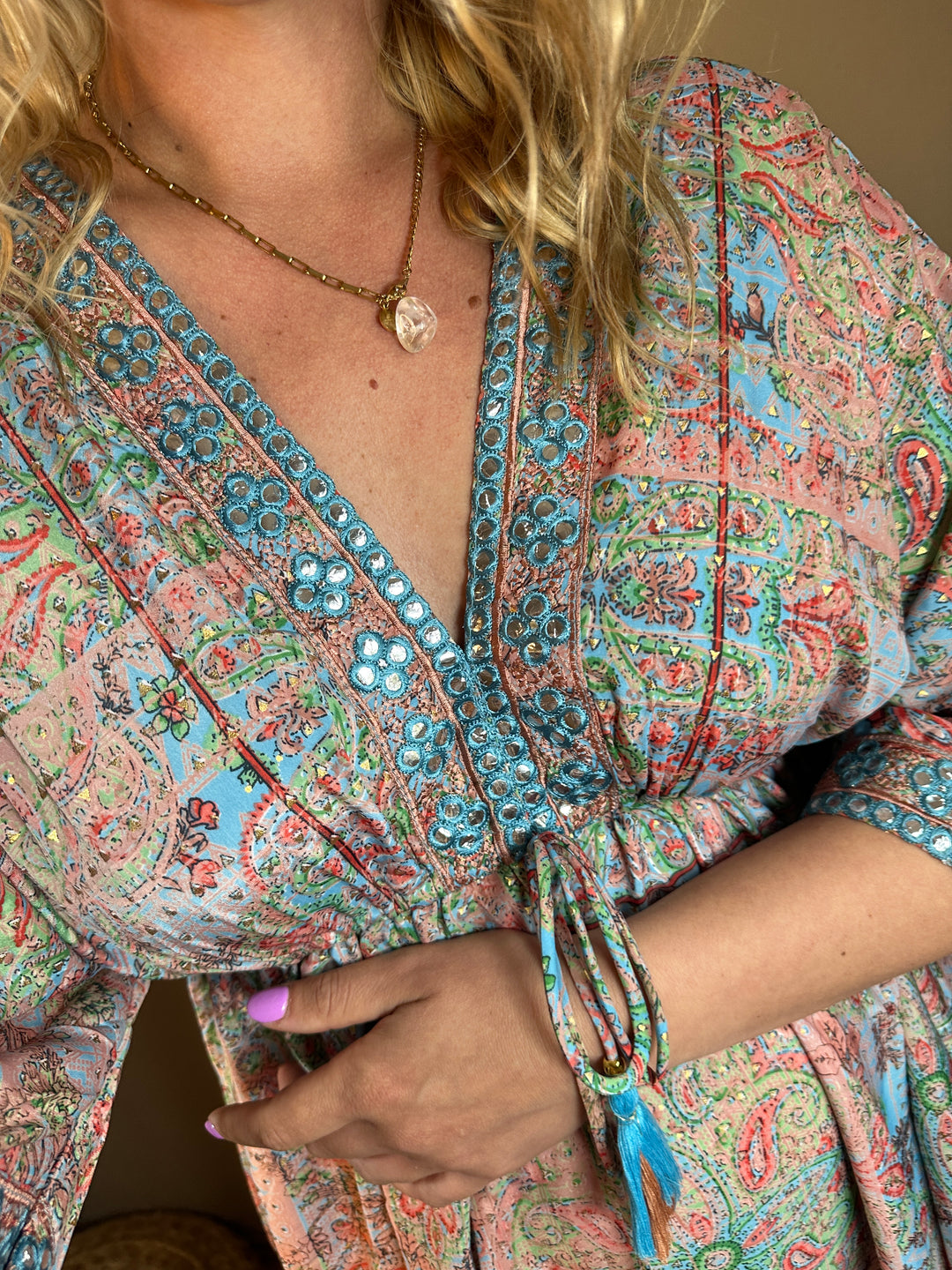 Maxi Kleid Ibiza - Blau