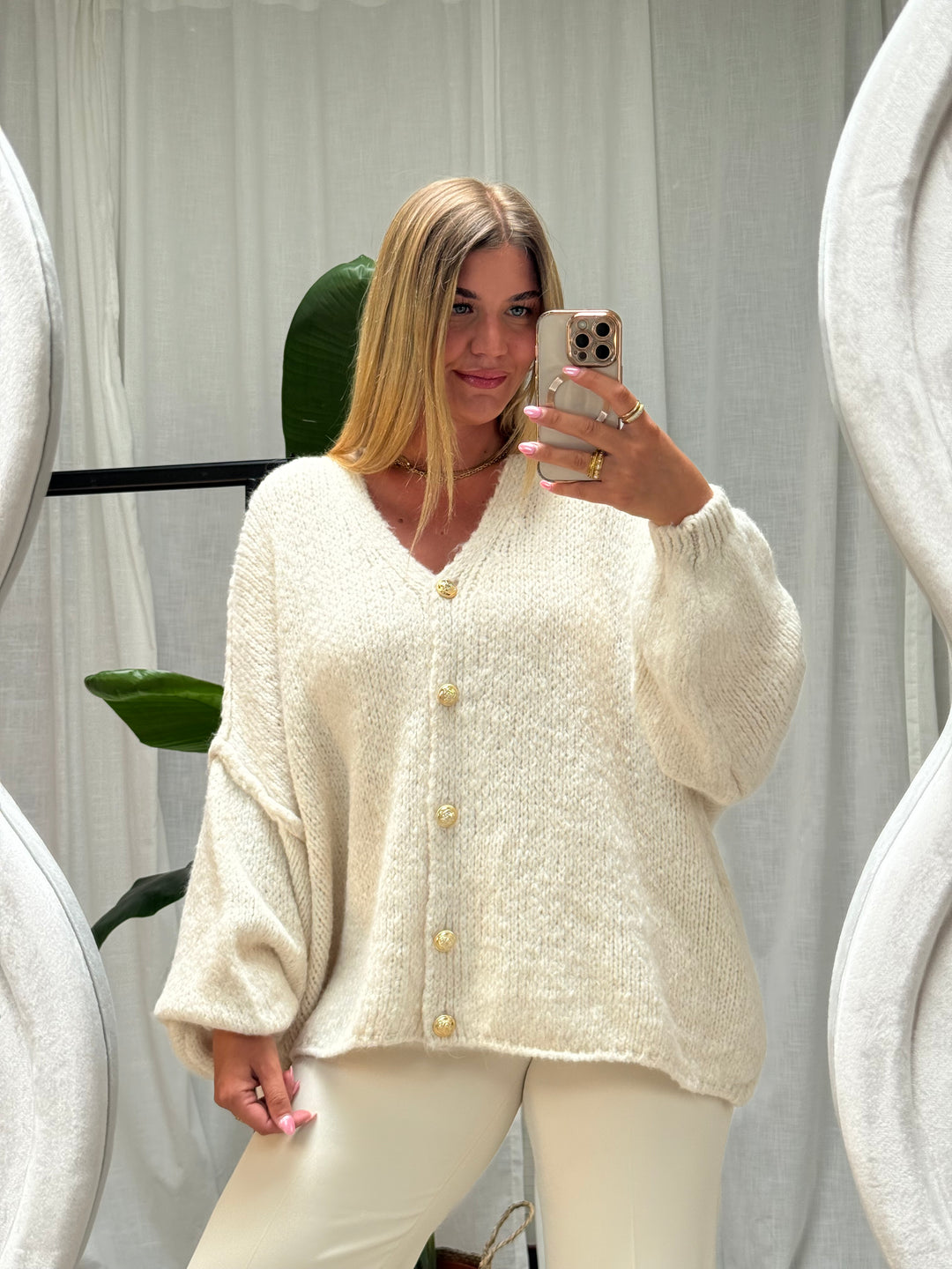 Cardigan Kira - Weiß