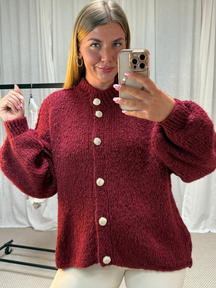 Strickcardigan Mala - Burgundy