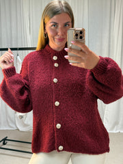 Strickcardigan Mala - Burgundy