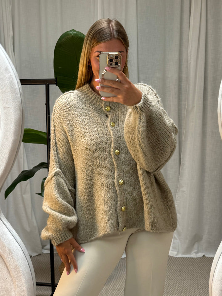 Strickcardigan Mala - Beige