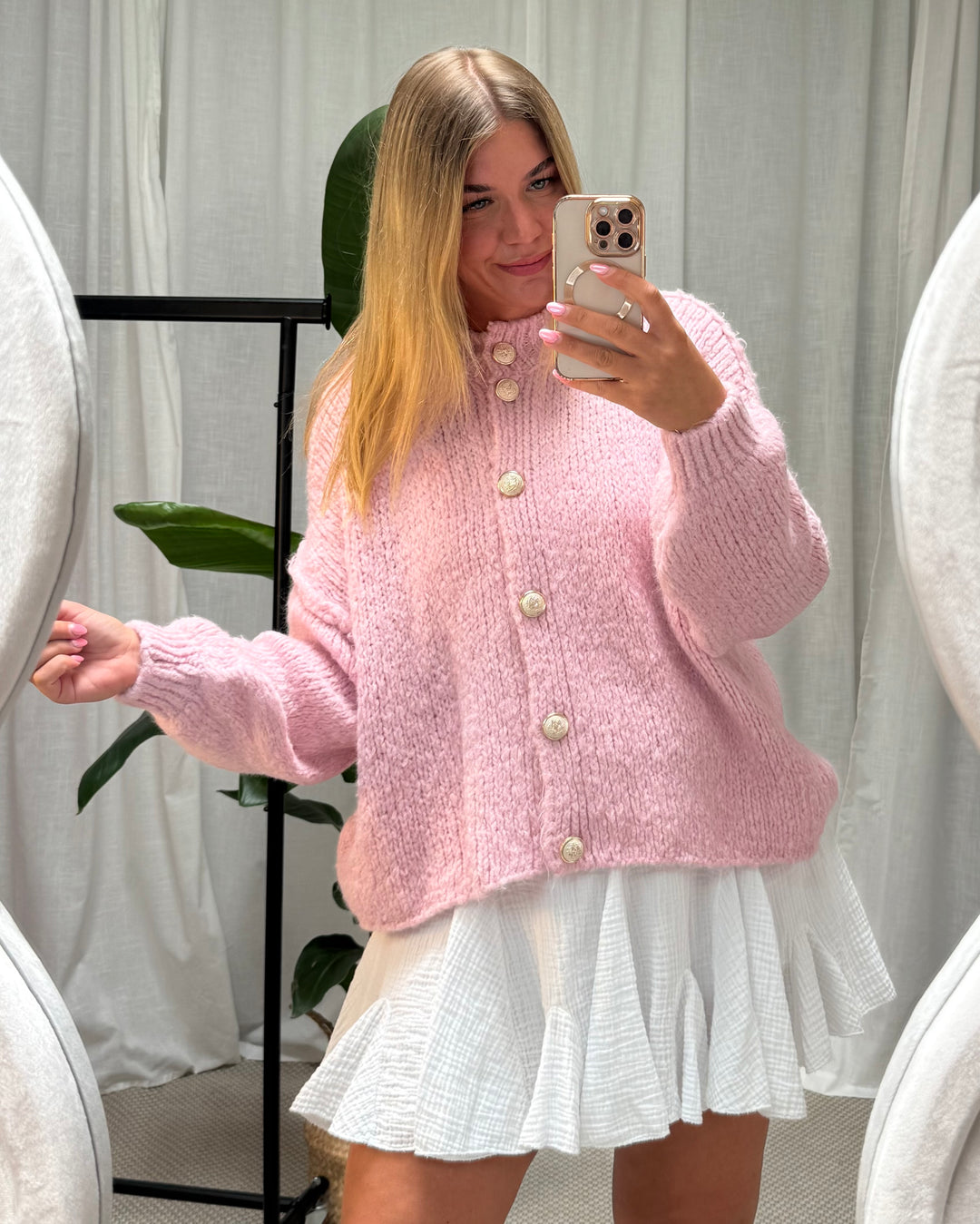 Musselin Skort Aria - Weiß