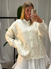 Cardigan White Leo