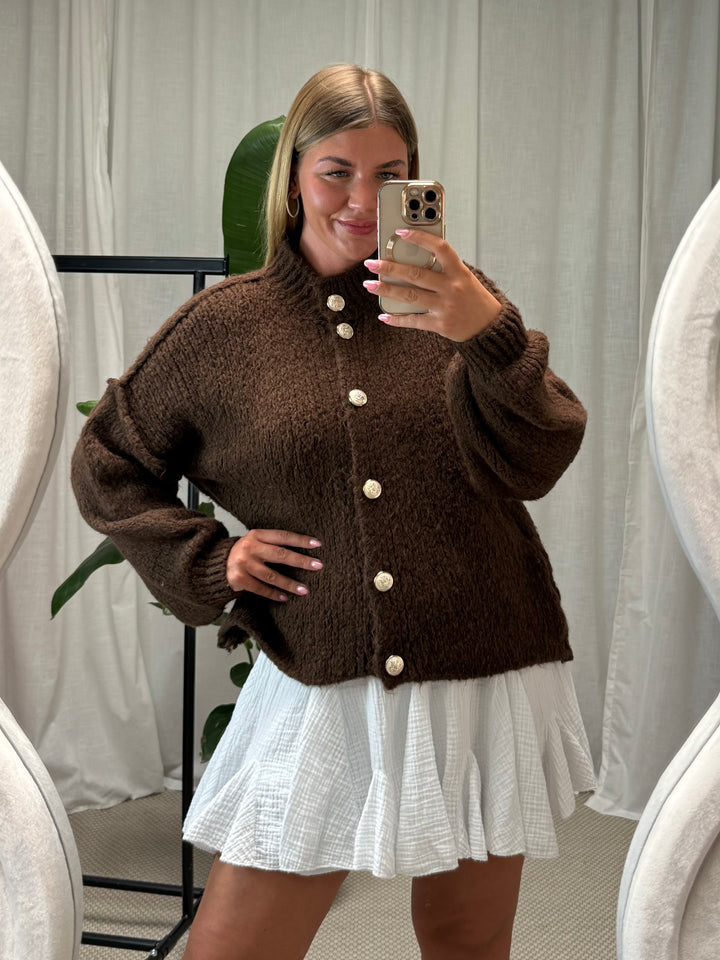 Strickcardigan Mala - Hot Chocolate