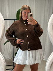 Strickcardigan Mala - Hot Chocolate