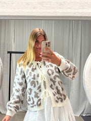 Strickcardigan Lina -  Weiß