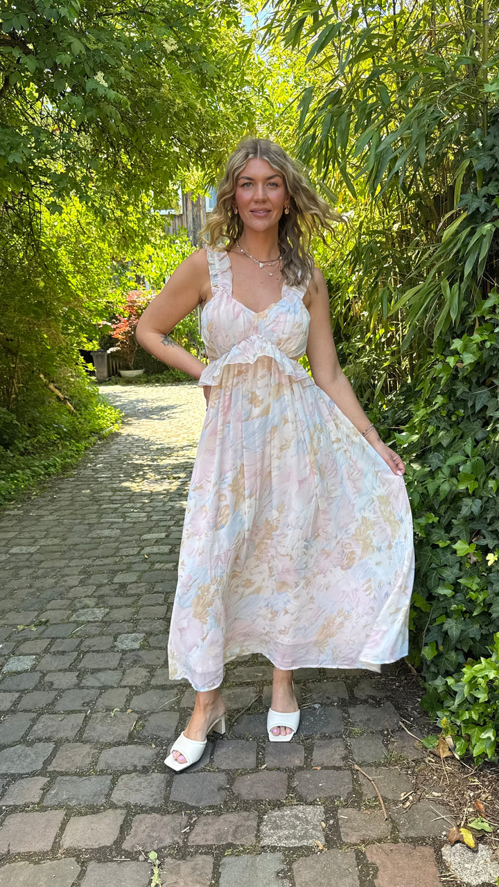 MAXI KLEID - BLUMENTRAUM