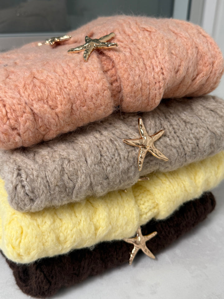 Strickweste Aurelia – Butter Yellow