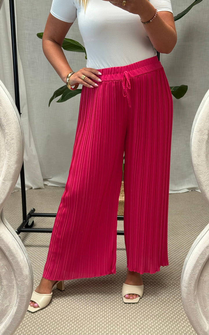 Plisseehose Iona - Hot Pink