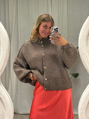 Strickcardigan Herzi – Toffee