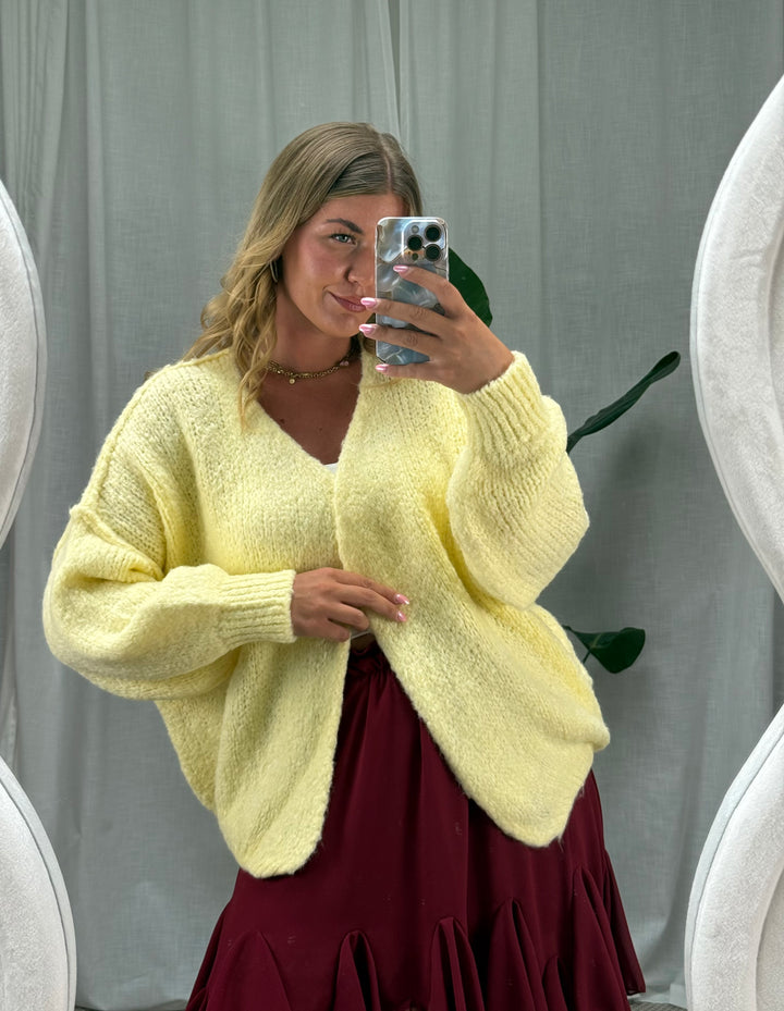 Cardigan Nora - Gelb