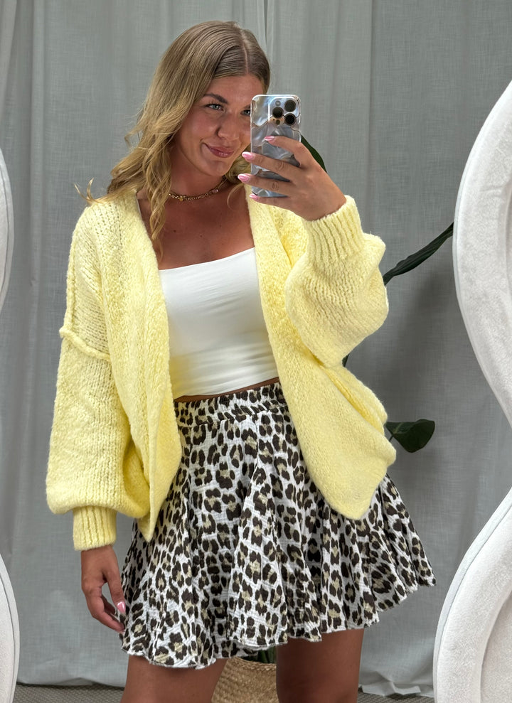 Cardigan Nora - Gelb