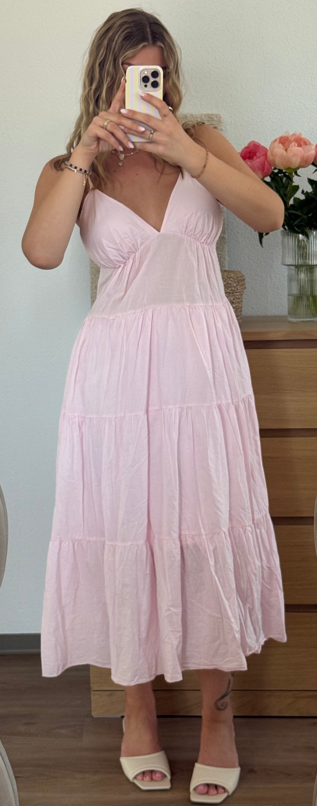 MAXIKLEID SOMMERTRAUM - ROSA