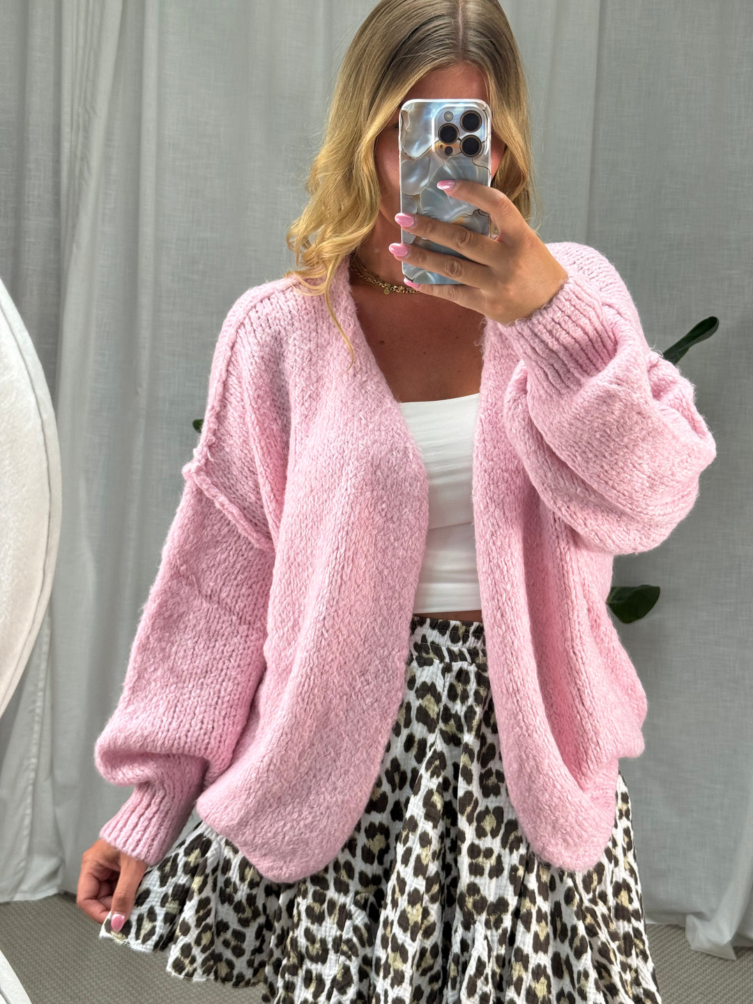 Cardigan Nora - Rosa