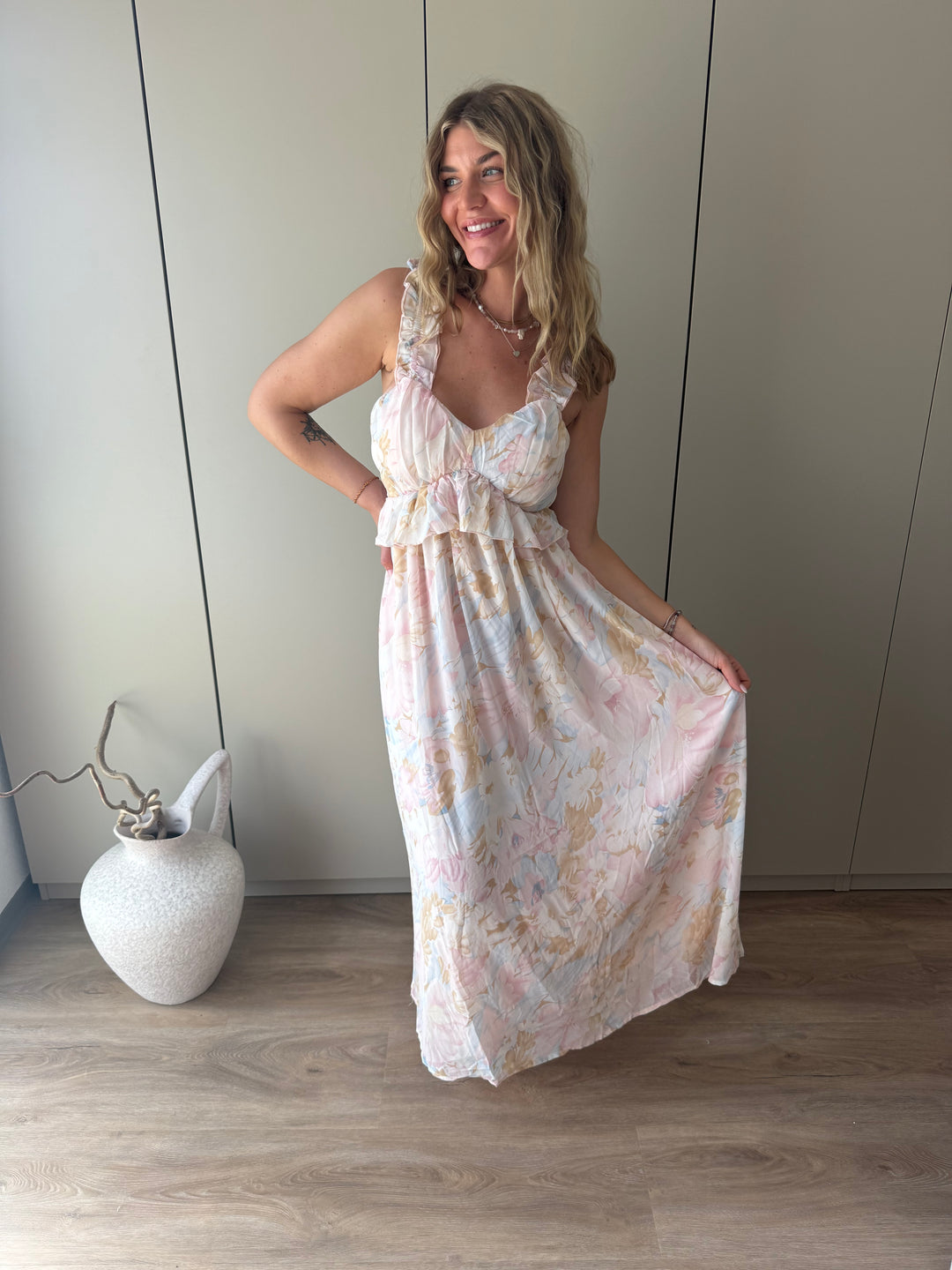 MAXI KLEID - BLUMENTRAUM