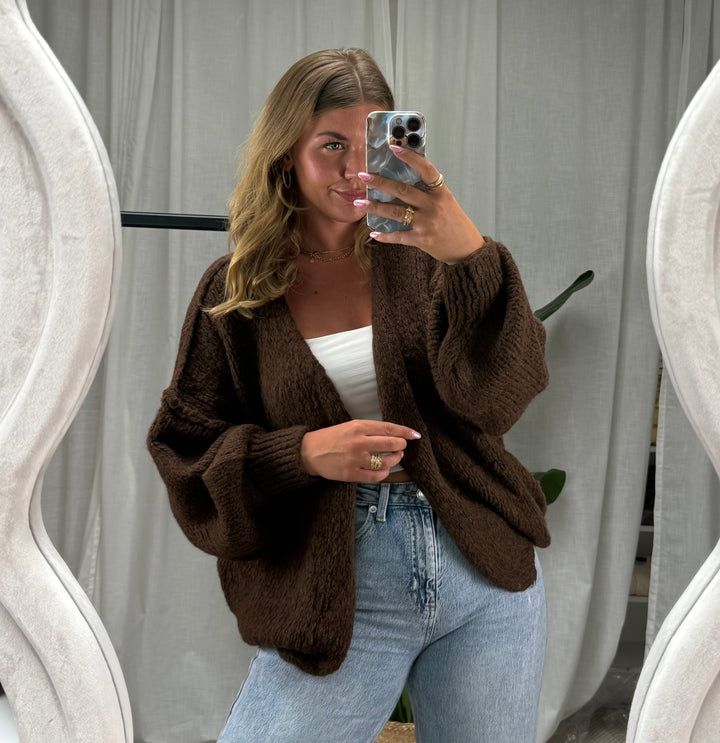 Cardigan Nora - Hot Chocolate