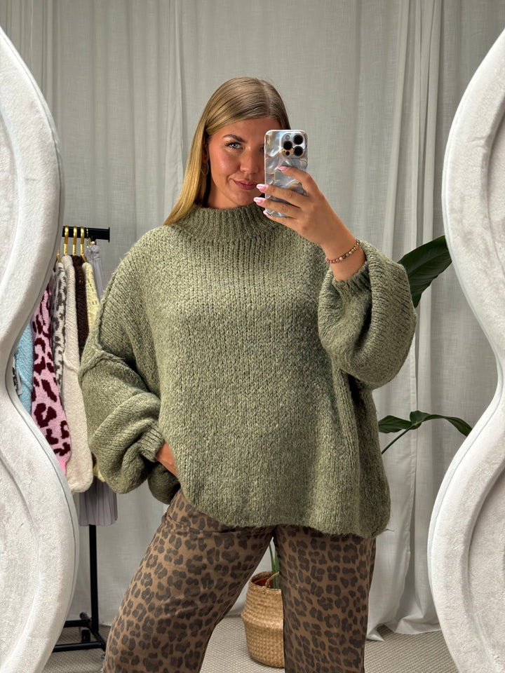 Pullover Flauschi - Khaki