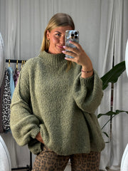Pullover Flauschi - Khaki