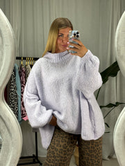 Pullover Flauschi - Flieder