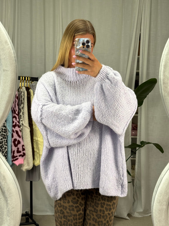 Pullover Flauschi - Flieder