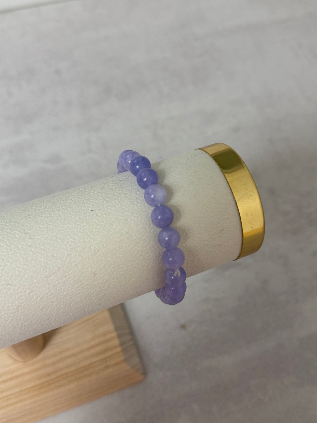 Perlenarmband - Flieder