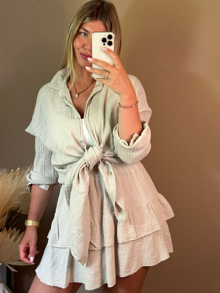 Musselin Rock Nella - Beige
