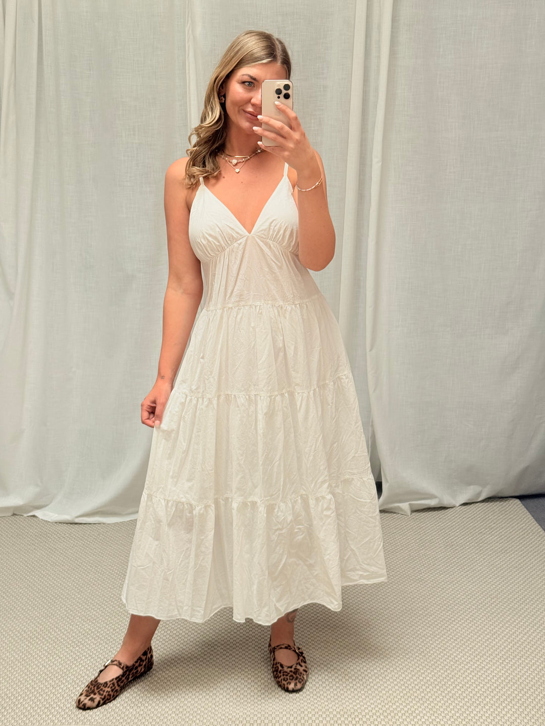 MAXIKLEID SOMMERTRAUM - Weiß