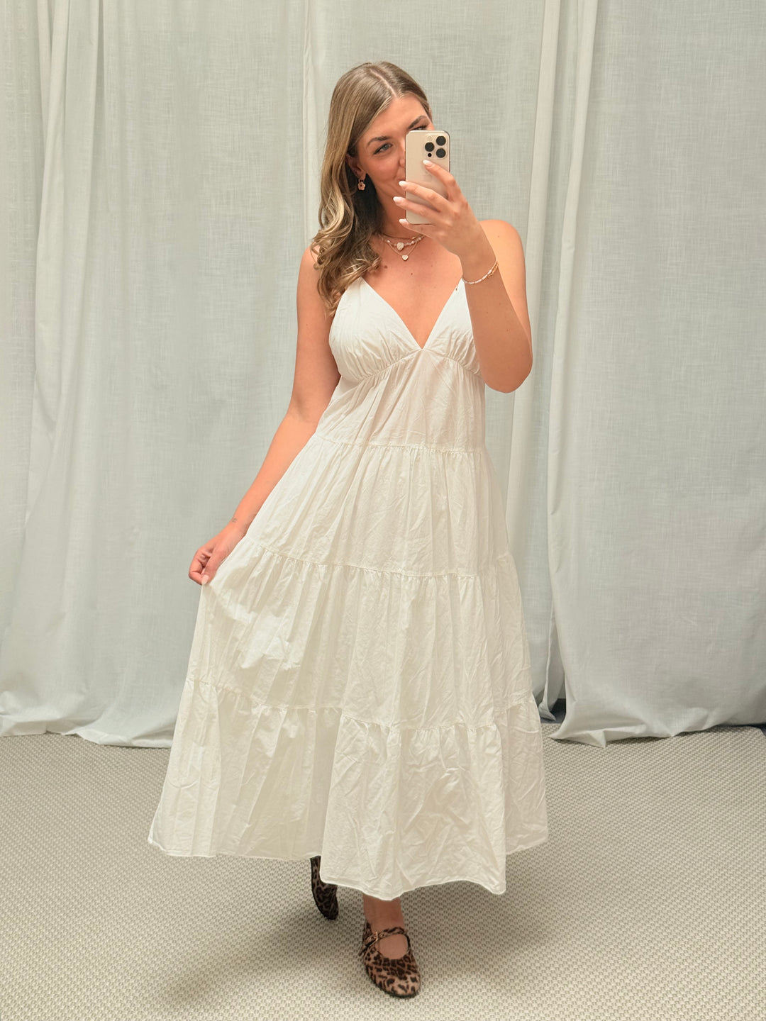 MAXIKLEID SOMMERTRAUM - Weiß