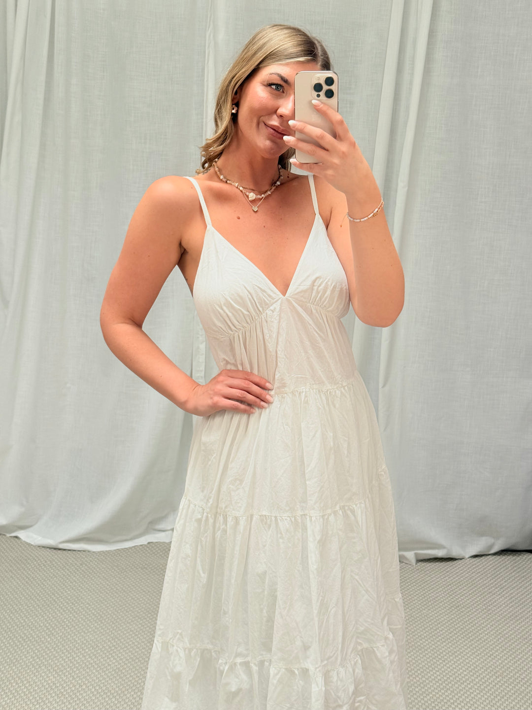 MAXIKLEID SOMMERTRAUM - Weiß
