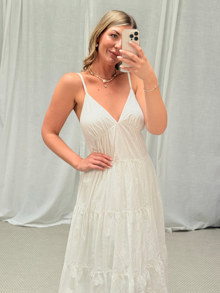 MAXIKLEID SOMMERTRAUM - Weiß