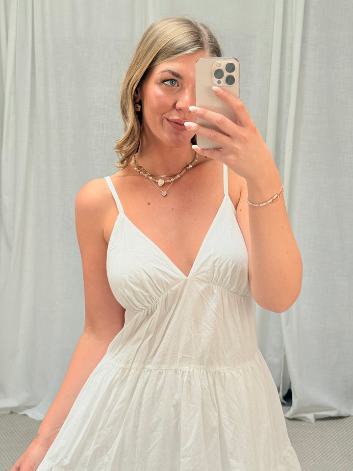 MAXIKLEID SOMMERTRAUM - Weiß