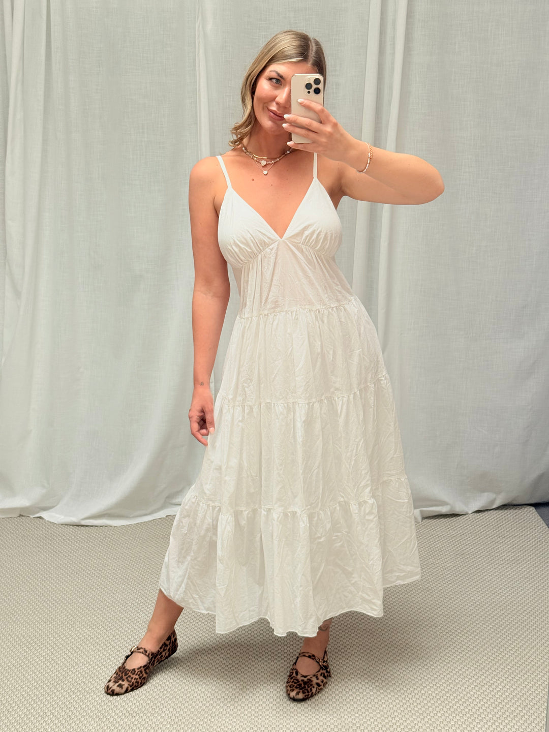 MAXIKLEID SOMMERTRAUM - Weiß
